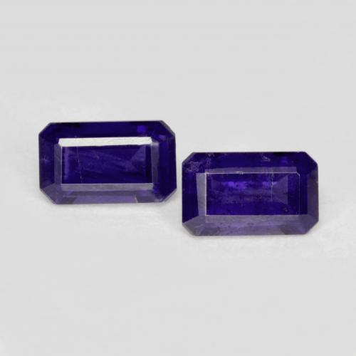 Achetez naturel 0.58ct Violet foncé Iolite gems, Taille émeraude, En provenance Madagascar chez GemSelect. En stock, livraison internationale!