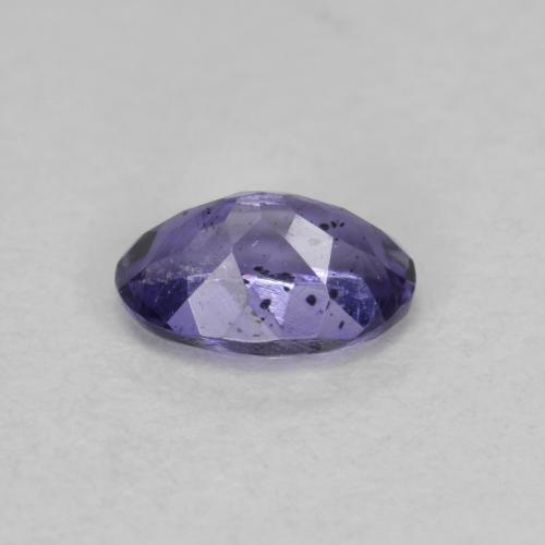 Iolite Violet foncé naturelle Coupe ovale, 0.46 ct, VS-SI