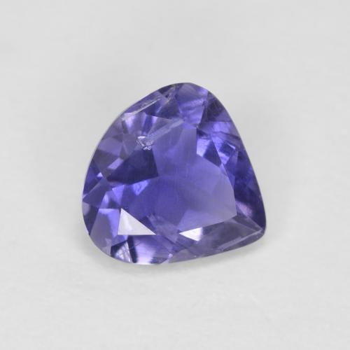 Iolite violet naturelle en forme de poire, 0,43 ct, VS-SI