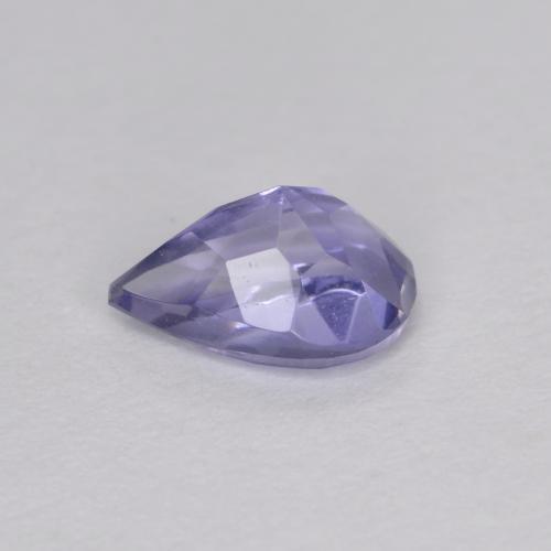 Iolite bleue naturelle en forme de poire, 0,34 ct, VVS-VS