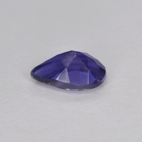 Iolite Bleu minuit naturelle En forme de poire, 0.38 ct, VVS-VS
