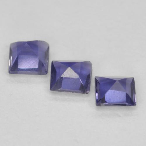 Achetez naturel 0,23ct violet iolite gems, carré, en provenance madagascar chez gemselect. en stock, livraison internationale!