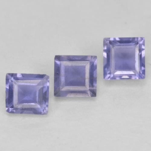 Achetez naturel 0.11ct Violet Rosâtre Iolite gems, Carré, En provenance Madagascar chez GemSelect. En stock, livraison internationale!
