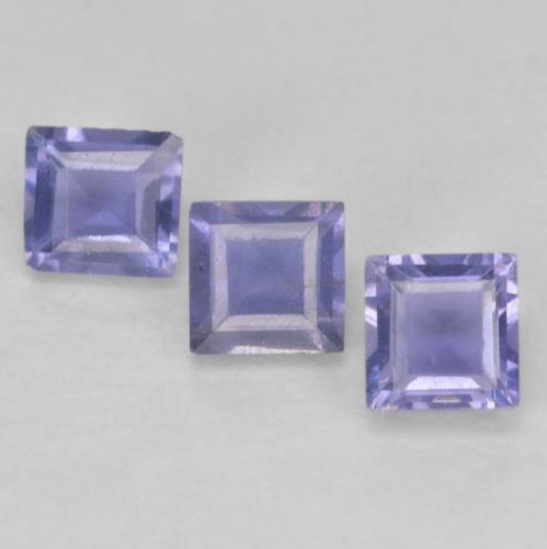 Achetez naturel 0.11ct Violet Rosâtre Iolite gems, Carré, En provenance Madagascar chez GemSelect. En stock, livraison internationale!