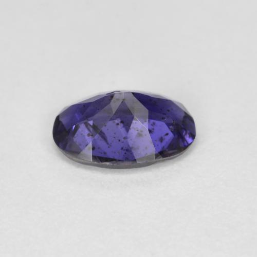 Iolite violet naturelle coupe ovale, 0,52 ct, VS-SI