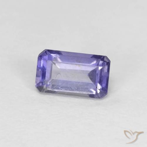 Iolite Pourpre bleuté foncé naturelle Octogone / coupe Émeraude, 0.29 ct, VS