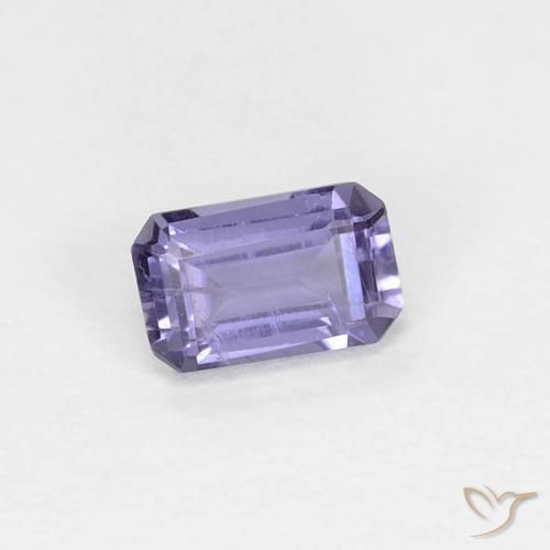 Iolite Violet Rosâtre naturelle Octogone / coupe Émeraude, 0.25 ct, VS
