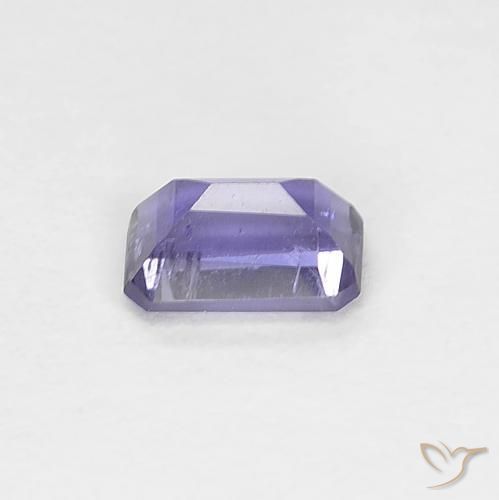 Iolite Violet Rosâtre naturelle Octogone / coupe Émeraude, 0.25 ct, VS