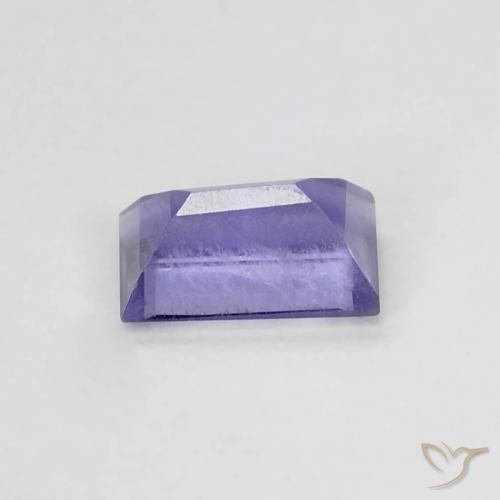 Iolite Violet bleuâtre naturelle Baquette, 0.28 ct, VS