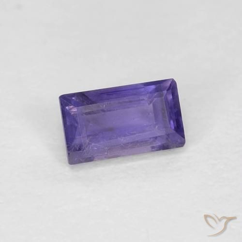 iolite Violet moyen naturelle Baquette, 0.30 ct, VS