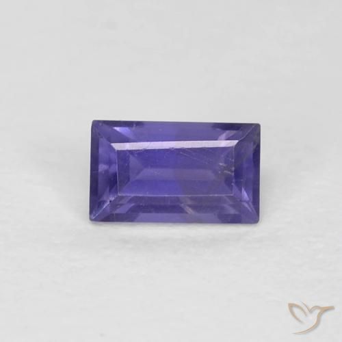 iolite Violet intense naturelle Baquette, 0.30 ct, VS