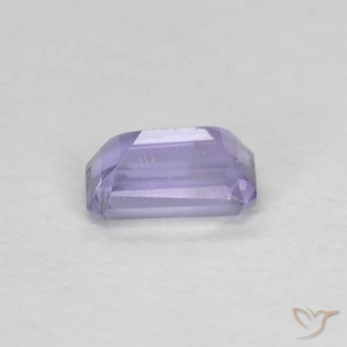 Iolite violet naturelle taille émeraude, 0,28 ct, VS