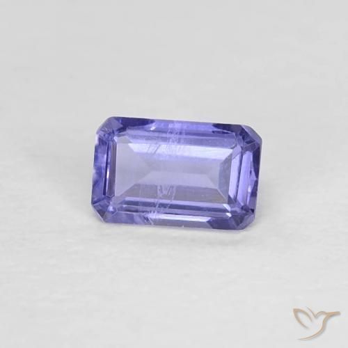 Iolite Pourpre bleuté foncé naturelle Octogone / coupe Émeraude, 0.27 ct, VS