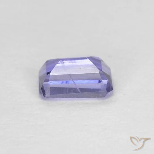 Iolite Pourpre bleuté foncé naturelle Octogone / coupe Émeraude, 0.27 ct, VS
