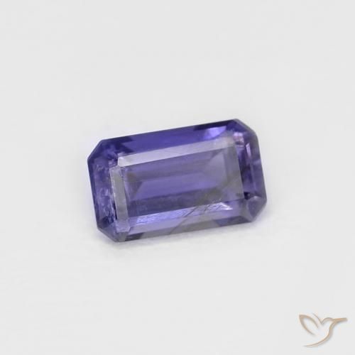 Iolite Violet foncé naturelle Octogone / coupe Émeraude, 0.26 ct, VS