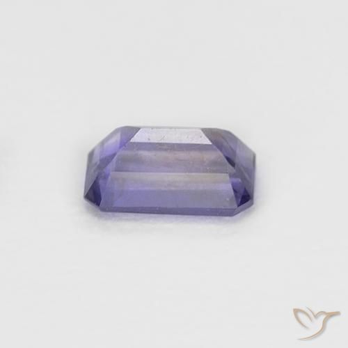 Iolite Violet foncé naturelle Octogone / coupe Émeraude, 0.26 ct, VS