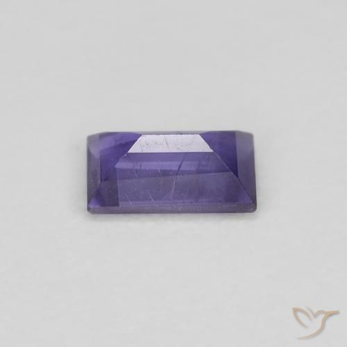 Iolite Violet rosâtre léger naturelle Baquette, 0.25 ct, VS