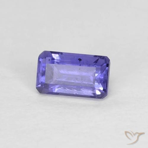 Iolite Pourpre bleuté foncé naturelle Octogone / coupe Émeraude, 0.30 ct, VS