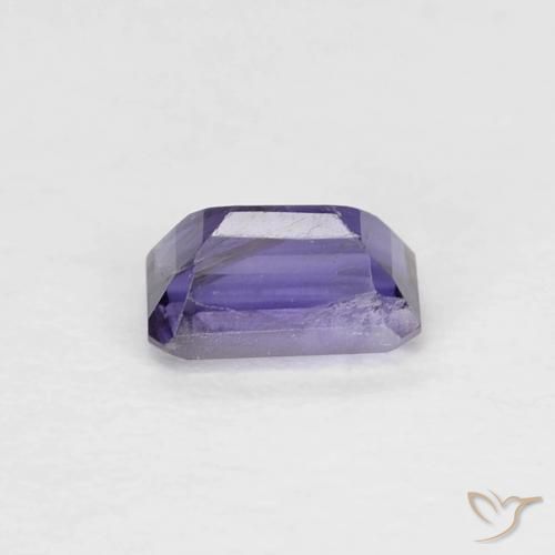 Iolite Violet aubergine naturelle Octogone / coupe Émeraude, 0.31 ct, VS