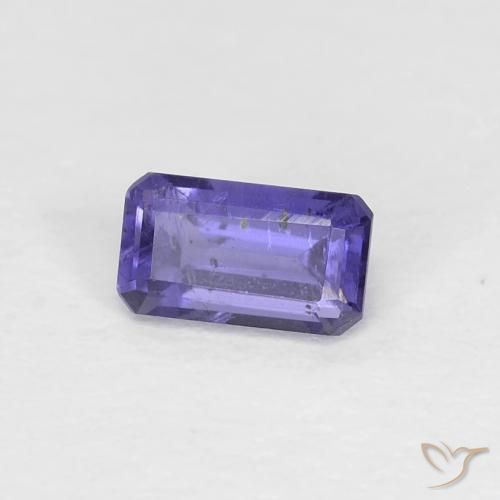 Iolite Violet foncé naturelle Octogone / coupe Émeraude, 0.29 ct, VS