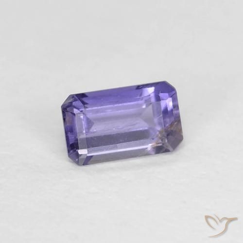 Iolite Pourpre bleuté foncé naturelle Octogone / coupe Émeraude, 0.27 ct, VS