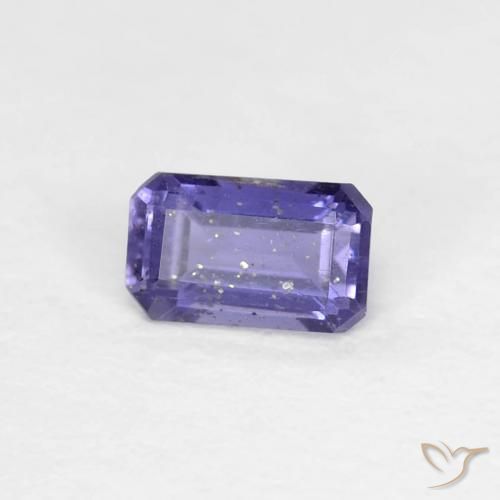 Iolite Pourpre bleuté foncé naturelle Octogone / coupe Émeraude, 0.27 ct, VS