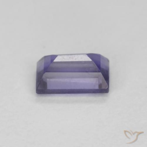 iolite Pourpre bleuté foncé naturelle Baquette, 0.32 ct, VS-SI