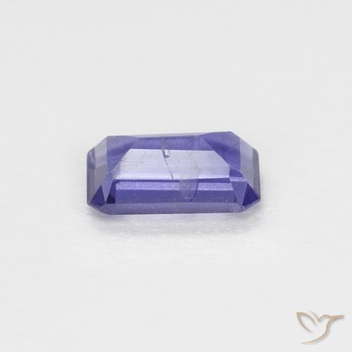Iolite Violet foncé naturelle Octogone / coupe Émeraude, 0.24 ct, SI