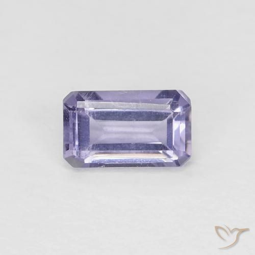 0.28ct Naturel Violet Rosâtre iolite, Taille émeraude, VS