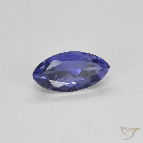 iolite Violet foncé naturelle Marquise, 0.28 ct, VVS
