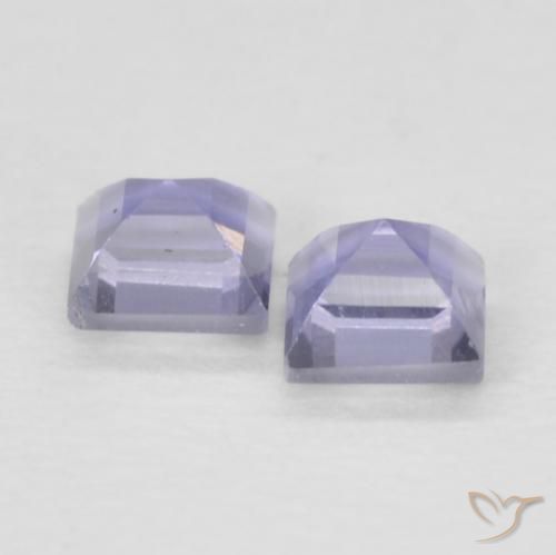 Shop natural 0.19ct Pourpre bleuté foncé Iolite gems, Carré, from Madagascar at GemSelect. In stock, global shipping!