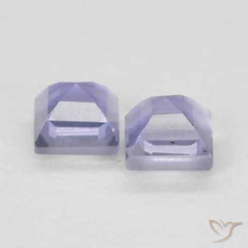 Shop natural 0.20ct Bleu argenté Iolite gems, Carré, from Madagascar at GemSelect. In stock, global shipping!