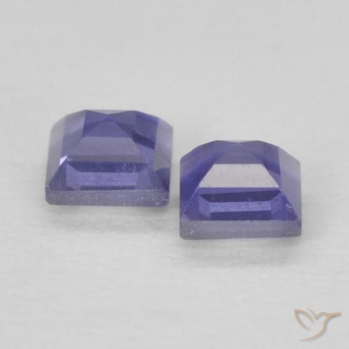 Shop natural 0.19ct Violet foncé Iolite gems, Carré, from Madagascar at GemSelect. In stock, global shipping!