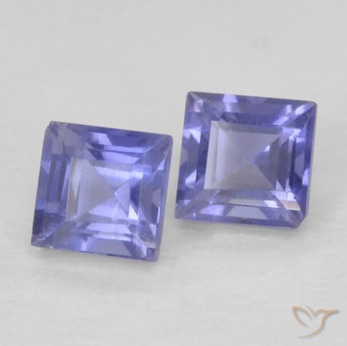 Shop natural 0.22ct Violet foncé Iolite gems, Carré, from Madagascar at GemSelect. In stock, global shipping!