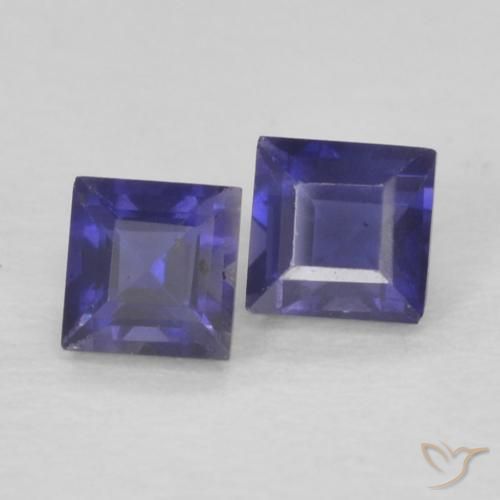 Shop natural 0.20ct Violet foncé Iolite gems, Carré, from Madagascar at GemSelect. In stock, global shipping!
