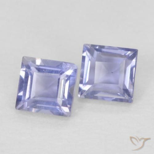 Shop natural 0.18ct Medium Light-Violet Iolite gems, Carré, from Madagascar at GemSelect. In stock, global shipping!