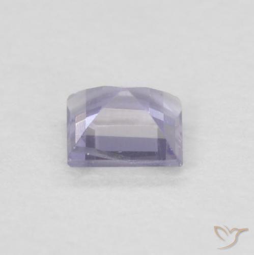 Iolite Medium Light-Violet naturelle Carré, 0.12 ct, VVS