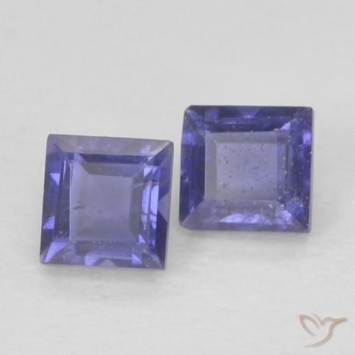 Shop natural 0.21ct Bleu foncé Iolite gems, Carré, from Madagascar at GemSelect. In stock, global shipping!