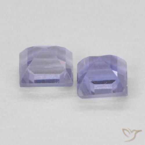 Shop natural 0.19ct Violet Bleu Iolite gems, Carré, from Madagascar at GemSelect. In stock, global shipping!