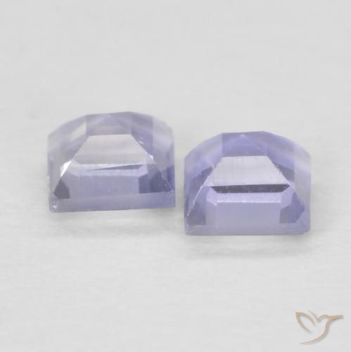 Shop natural 0.17ct Bleu violacé léger Iolite gems, Carré, from Madagascar at GemSelect. In stock, global shipping!