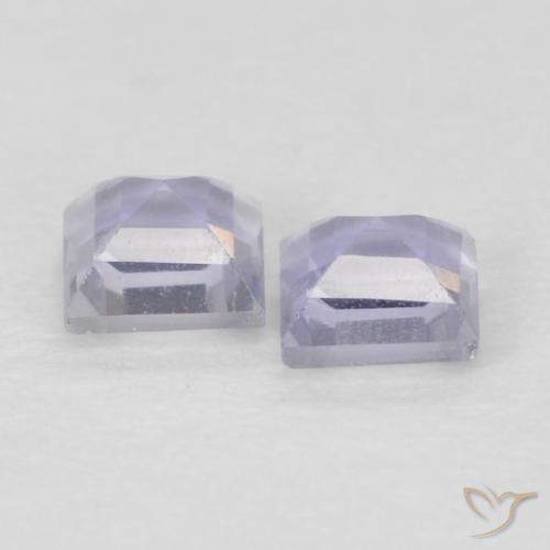 Shop natural 0.18ct Bleu ciel léger Iolite gems, Carré, from Madagascar at GemSelect. In stock, global shipping!