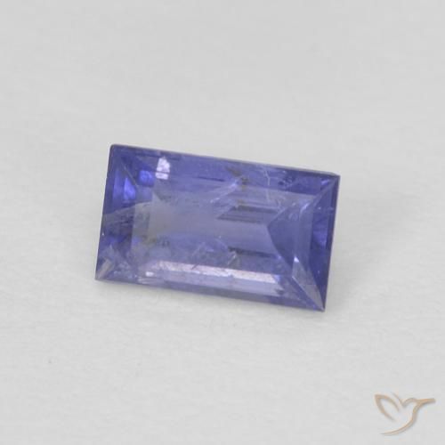 iolite Violet moyen naturelle Baquette, 0.30 ct, VS-SI