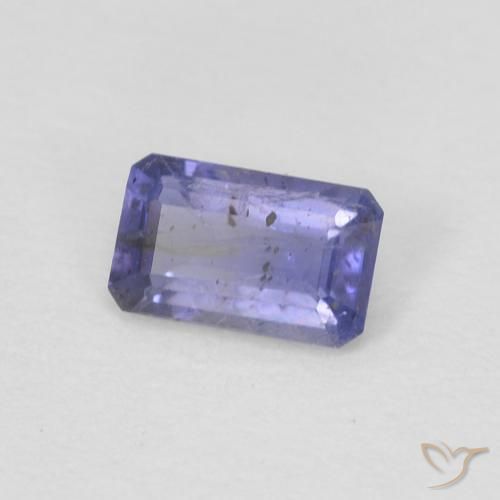 Iolite Violet moyen naturelle Octogone / coupe Émeraude, 0.24 ct, VS-SI
