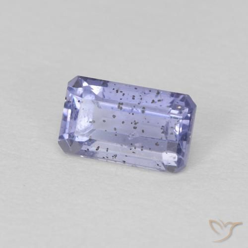 Iolite Violet bleuâtre naturelle Octogone / coupe Émeraude, 0.32 ct, VS-SI