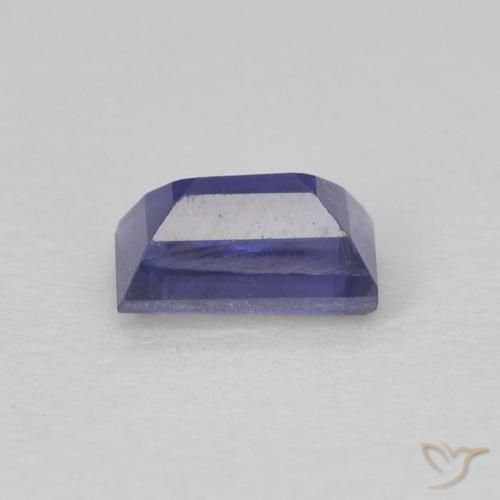 Iolite Bleu foncé naturelle Baquette, 0.29 ct, VS