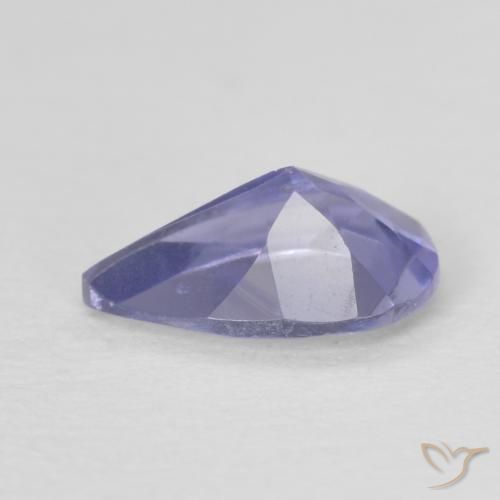 Iolite Bleu argenté naturelle En forme de poire, 0.33 ct, VS