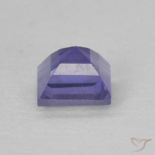 Iolite Bleu foncé naturelle Carré, 0.15 ct, VS
