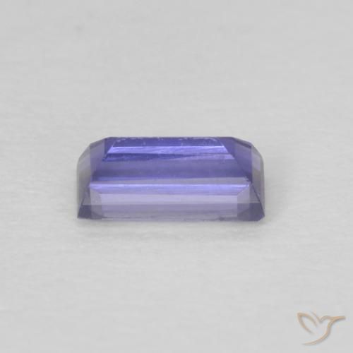 Iolite Bleu argenté naturelle Baquette, 0.19 ct, VS