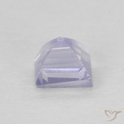 Iolite Violet très clair naturelle Carré, 0.15 ct, VVS-VS
