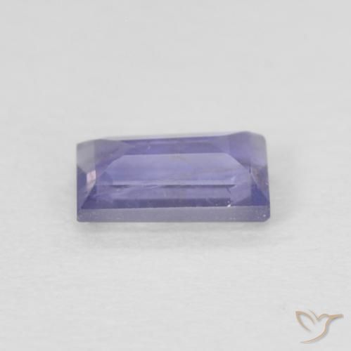 iolite Pourpre bleuté foncé naturelle Baquette, 0.24 ct, VS
